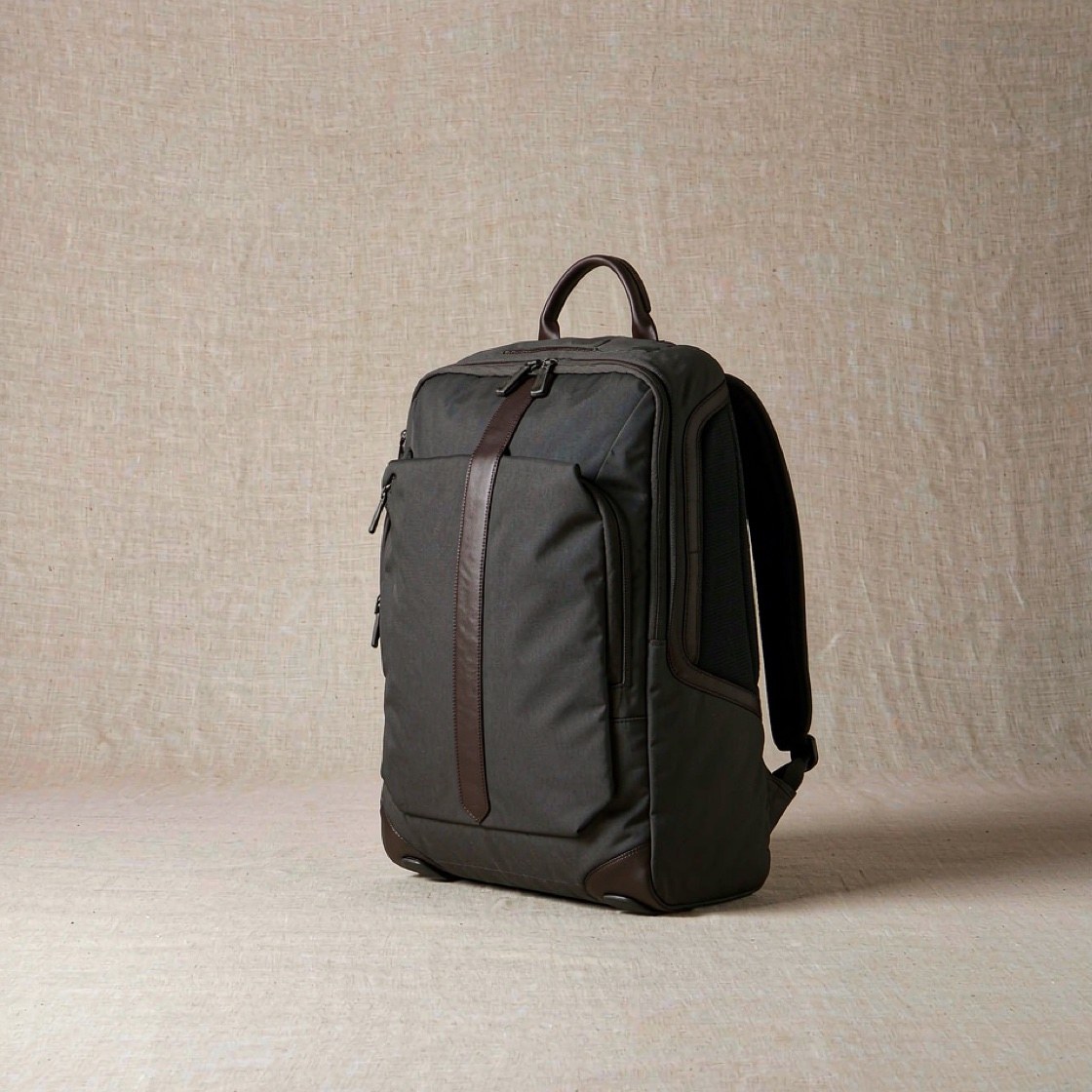 The Transit Backpack in Charcoal